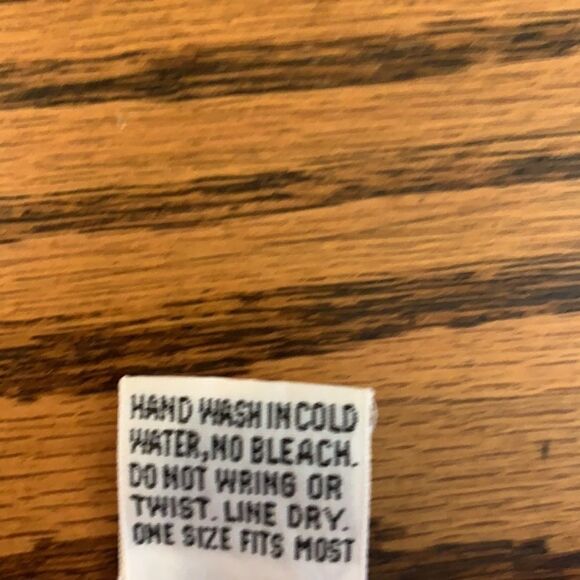 VTG Coral Sheer Floral Overlay Sweater OS Sonia - Picture 16 of 16